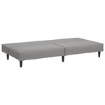 Casa si Gradina - Mobilier - Canapele si coltare - Canapele - Canapea extensibila cu 2 locuri, gri deschis, catifea - Infinity.ro