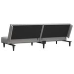 Casa si Gradina - Mobilier - Canapele si coltare - Canapele - Canapea extensibila cu 2 locuri, gri deschis, catifea - Infinity.ro