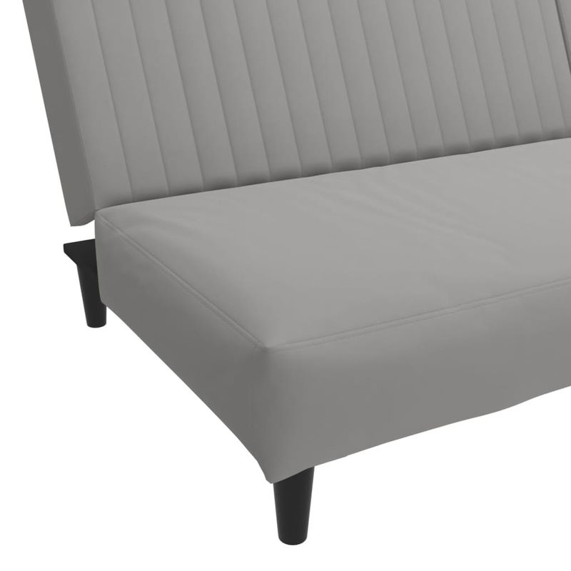 Casa si Gradina - Mobilier - Canapele si coltare - Canapele - Canapea extensibila cu 2 locuri, gri deschis, catifea - Infinity.ro