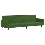 Casa si Gradina - Mobilier - Canapele si coltare - Canapele - Canapea extensibila cu 2 locuri, verde inchis, catifea - Infinity.ro