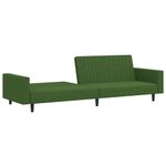 Casa si Gradina - Mobilier - Canapele si coltare - Canapele - Canapea extensibila cu 2 locuri, verde inchis, catifea - Infinity.ro