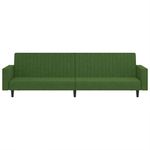 Casa si Gradina - Mobilier - Canapele si coltare - Canapele - Canapea extensibila cu 2 locuri, verde inchis, catifea - Infinity.ro