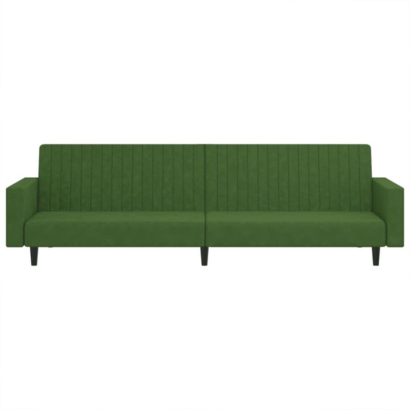 Casa si Gradina - Mobilier - Canapele si coltare - Canapele - Canapea extensibila cu 2 locuri, verde inchis, catifea - Infinity.ro