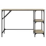 Casa si Gradina - Mobilier - Mese si birouri - Birouri - Birou, stejar sonoma, 120x50x75 cm, metal si lemn prelucrat - Infinity.ro