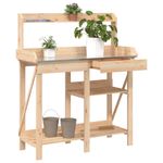 Casa si Gradina - Gradinarit si plante - Plante si ghivece - Ghivece si suporturi - Banca cu spalier pentru plantare, lemn masiv de brad - Infinity.ro
