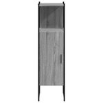 Casa si Gradina - Mobilier - Mobilier baie - Corpuri baie - Dulap de baie, gri sonoma, 33x33x120,5 cm, lemn prelucrat - Infinity.ro