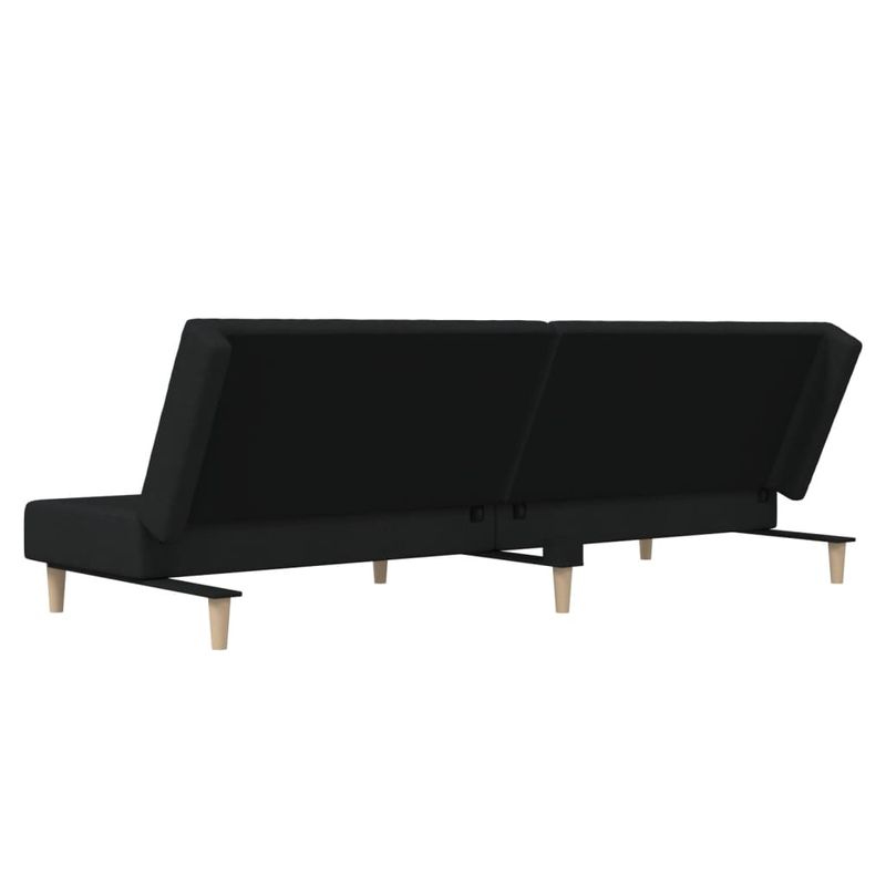 Casa si Gradina - Mobilier - Canapele si coltare - Canapele - Canapea extensibila cu 2 locuri, negru, material textil - Infinity.ro