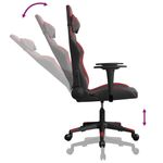 PC, gaming si accesorii - Gaming - Accesorii gaming - Scaune gaming - Scaun de jocuri, negru si rosu vin, piele ecologica - Infinity.ro
