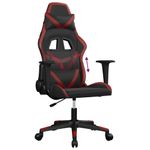 PC, gaming si accesorii - Gaming - Accesorii gaming - Scaune gaming - Scaun de jocuri, negru si rosu vin, piele ecologica - Infinity.ro