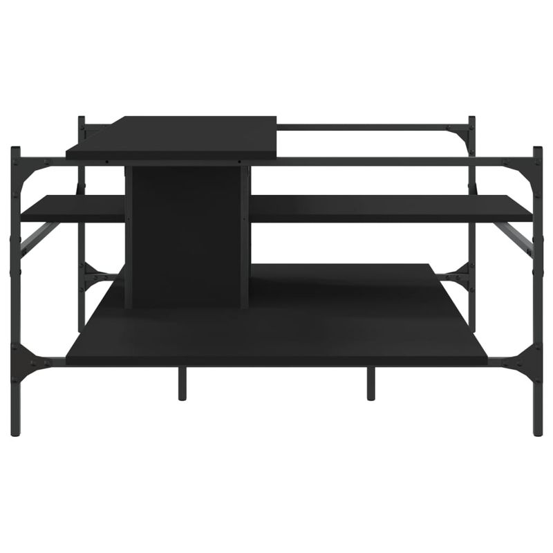 Casa si Gradina - Mobilier - Mese si birouri - Masute de cafea - Masuta de cafea, negru, 100x100x48,5 cm, lemn prelucrat - Infinity.ro