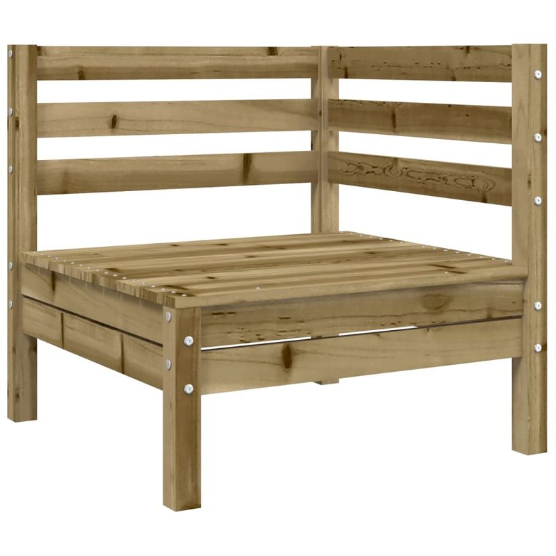 Casa si Gradina - Gradina si terasa - Mobilier exterior - Canapele si fotolii gradina - Canapea coltar de gradina cu perne, lemn de pin tratat - Infinity.ro