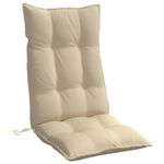 Casa si Gradina - Textile si covoare - Perne si pilote - Perne decorative - Perne de scaun cu spatar inalt 4 buc, bej, tesatura Oxford - Infinity.ro