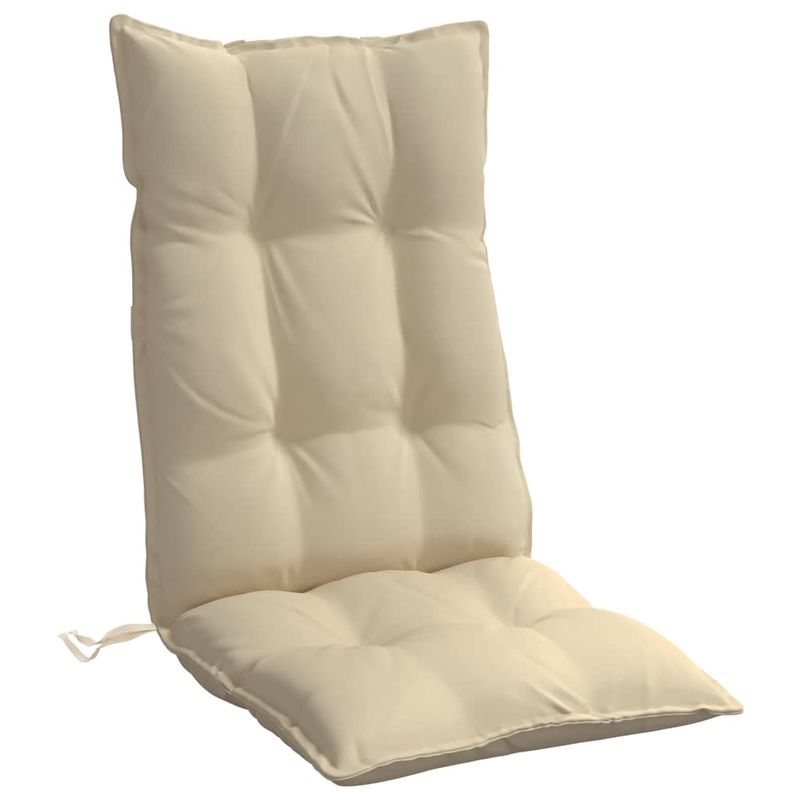 Casa si Gradina - Textile si covoare - Perne si pilote - Perne decorative - Perne de scaun cu spatar inalt 4 buc, bej, tesatura Oxford - Infinity.ro