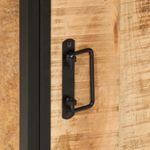 Casa si Gradina - Mobilier - Mobilier baie - Comode baie - Dulap de baie, 40x30x60 cm, fier si lemn masiv de mango - Infinity.ro