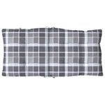 Casa si Gradina - Textile si covoare - Perne si pilote - Perne decorative - Perne scaun cu spatar mic, 6 buc., gri carouri, textil oxford - Infinity.ro