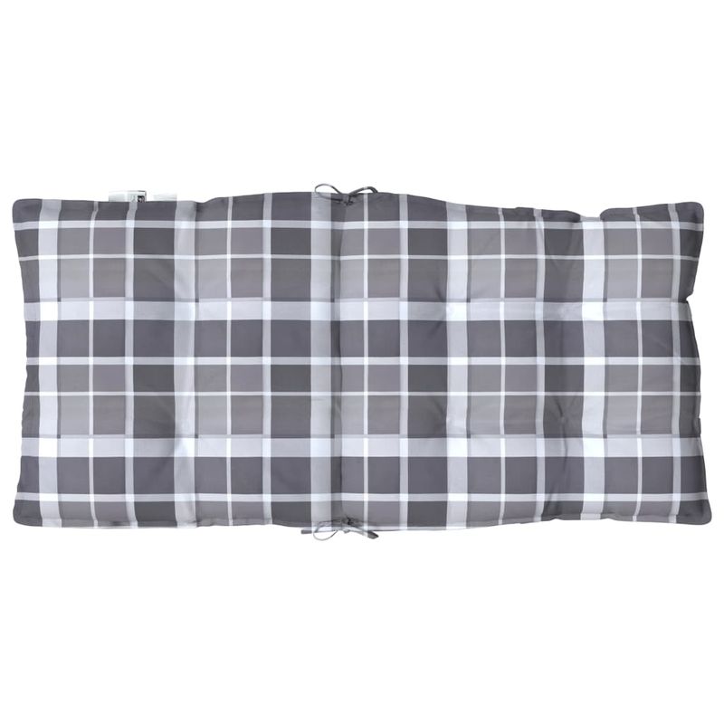 Casa si Gradina - Textile si covoare - Perne si pilote - Perne decorative - Perne scaun cu spatar mic, 6 buc., gri carouri, textil oxford - Infinity.ro