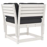 Casa si Gradina - Gradina si terasa - Mobilier exterior - Seturi mobila gradina - Set canapele de gradina cu perne 5 piese alb lemn masiv de pin - Infinity.ro