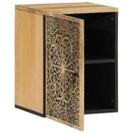 Casa si Gradina - Mobilier - Mobilier baie - Corpuri baie - Dulap de perete de baie, 38x33x48 cm, lemn masiv de mango - Infinity.ro