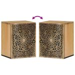 Casa si Gradina - Mobilier - Mobilier baie - Corpuri baie - Dulap de perete de baie, 38x33x48 cm, lemn masiv de mango - Infinity.ro