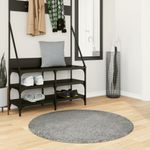 Casa si Gradina - Textile si covoare - Covoare - Covoare casa - Covor pufos cu fire inalte, verde modern, Ø 100 cm - Infinity.ro