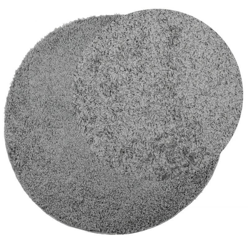 Casa si Gradina - Textile si covoare - Covoare - Covoare casa - Covor pufos cu fire inalte, verde modern, Ø 100 cm - Infinity.ro