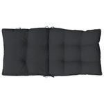 Casa si Gradina - Textile si covoare - Perne si pilote - Perne decorative - Perne scaun cu spatar mic, 2 buc., negru, textil oxford - Infinity.ro