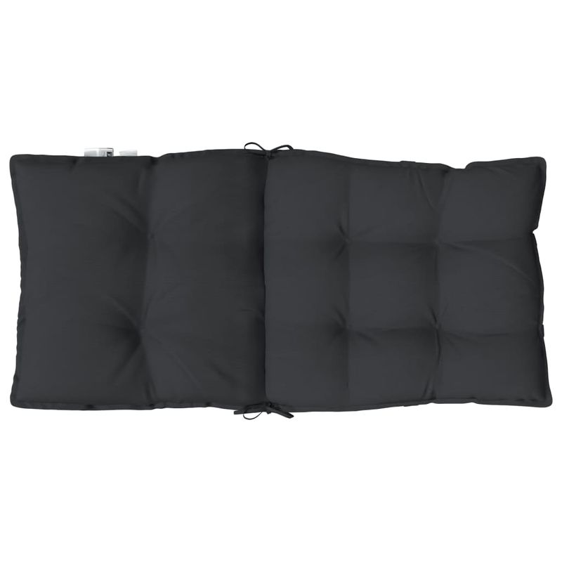 Casa si Gradina - Textile si covoare - Perne si pilote - Perne decorative - Perne scaun cu spatar mic, 2 buc., negru, textil oxford - Infinity.ro