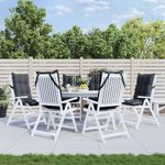 Casa si Gradina - Textile si covoare - Perne si pilote - Perne decorative - Perne scaun cu spatar inalt 6 buc, antracit, tesatura Oxford - Infinity.ro