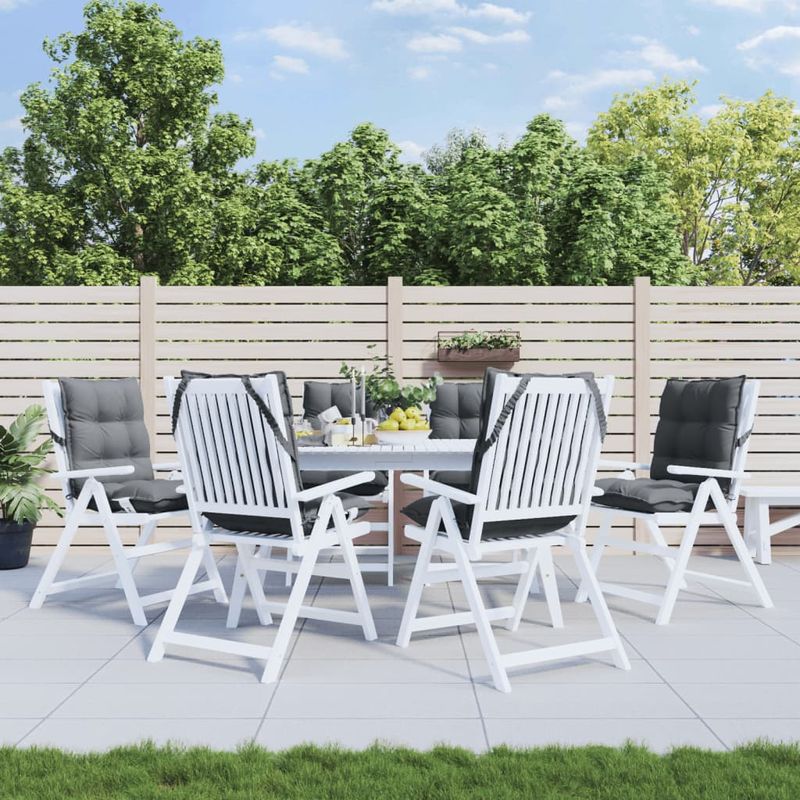 Casa si Gradina - Textile si covoare - Perne si pilote - Perne decorative - Perne scaun cu spatar mic, 6 buc., antracit, textil oxford - Infinity.ro