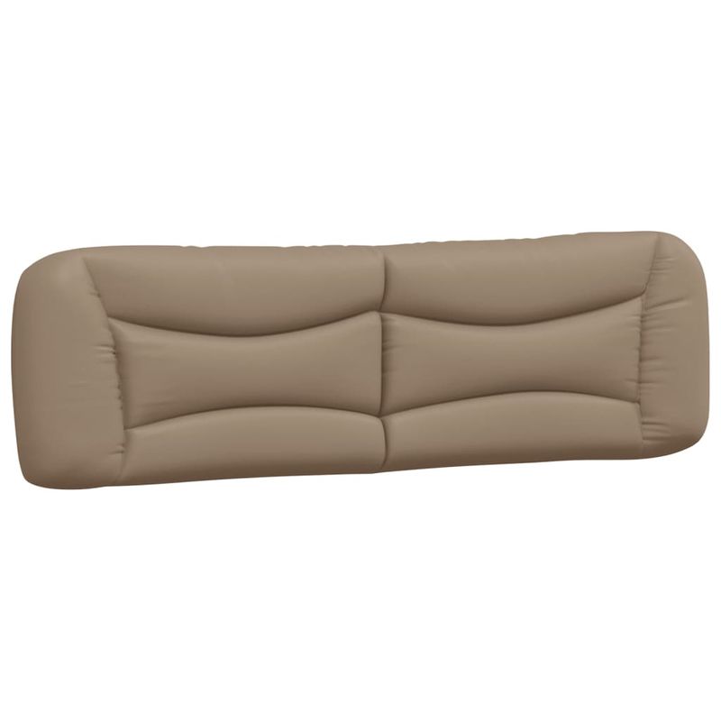Casa si Gradina - Mobilier - Paturi si accesorii - Paturi - Cadru de pat cu tablie, cappuccino, 180x200 cm, piele ecologica - Infinity.ro