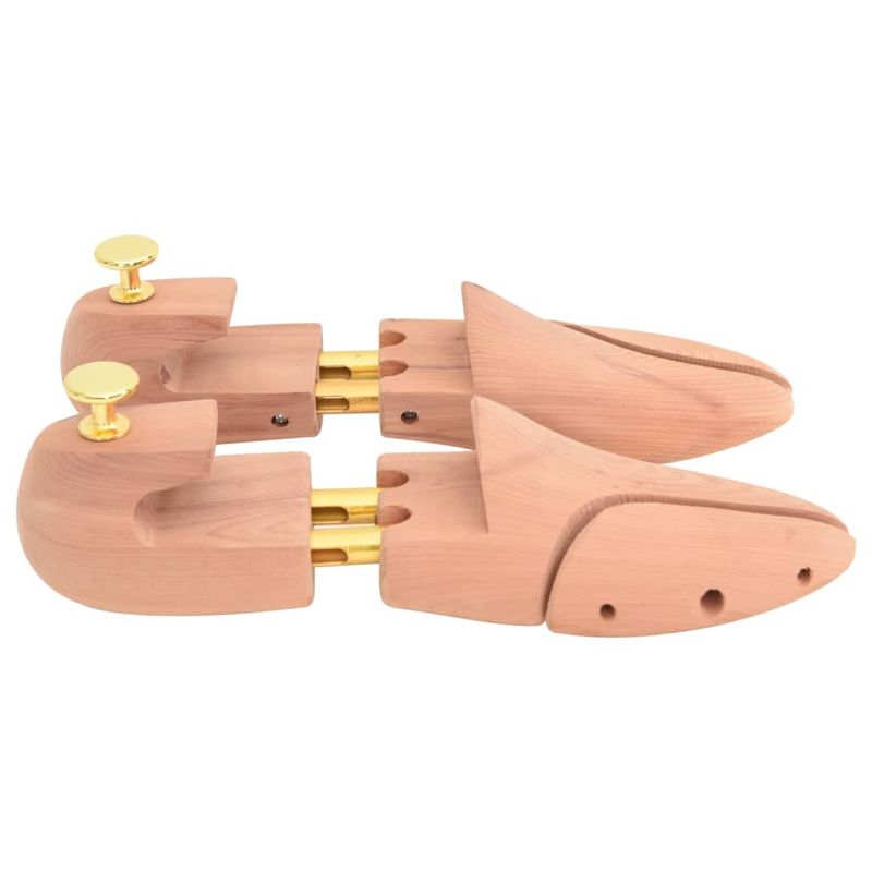 Market - Spalare si intretinere rufe - Produse intretinere Incaltaminte - Perii si alte accesorii - Dispozitiv largire pantofi cu incaltator, EU 36-37, lemn cedru, model cu buton - Infinity.ro