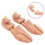 Market - Spalare si intretinere rufe - Produse intretinere Incaltaminte - Perii si alte accesorii - Dispozitiv largire pantofi cu incaltator, EU 36-37, lemn cedru, model cu buton - Infinity.ro