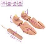 Market - Spalare si intretinere rufe - Produse intretinere Incaltaminte - Perii si alte accesorii - Dispozitiv largire pantofi cu incaltator, EU 36-37, lemn cedru, model cu buton - Infinity.ro