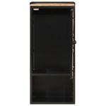 Casa si Gradina - Mobilier - Mobilier baie - Comode baie - Dulap de baie, 40x27x90 cm, fier si lemn masiv de mango - Infinity.ro