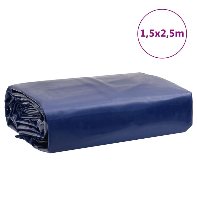 Casa si Gradina - Gradina si terasa - Umbrele si pavilioane - Pavilioane - Prelata, albastru, 1,5x2,5 m, 650 g/m², model fără ochiuri - Infinity.ro