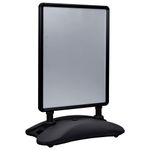 Casa si Gradina - Decoratiuni - DIY - Manechine plastic - Suport de afis A1, postament cu apa, negru, aliaj aluminiu - Infinity.ro