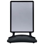 Casa si Gradina - Decoratiuni - DIY - Manechine plastic - Suport de afis A1, postament cu apa, negru, aliaj aluminiu - Infinity.ro