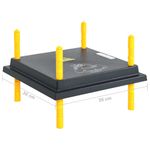 Petshop - Accesorii petshop - Culcusuri si custi - Culcusuri si saltele - Placa de incalzire pentru pui și rate, regulator de temperatura, mărime 30x30 cm - Infinity.ro