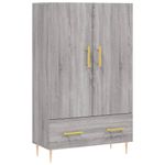 Casa si Gradina - Mobilier - Comode si corpuri - Comode - Dulap gri Sonoma 69,5x31x115 cm, lemn prelucrat - Infinity.ro