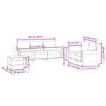Casa si Gradina - Mobilier - Seturi de mobilier - Seturi living - Set de canapele cu perne, 3 piese, galben, catifea - Infinity.ro