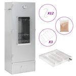 Casa si Gradina - Gradina si terasa - Gratare si accesorii - Gratare de gradina - Afumatoare cuptor/gratar, generator fum rece, otel galvanizat, mărime 44.5x29x110 cm (27x27x4.5 cm), model cu fereastră - Infinity.ro