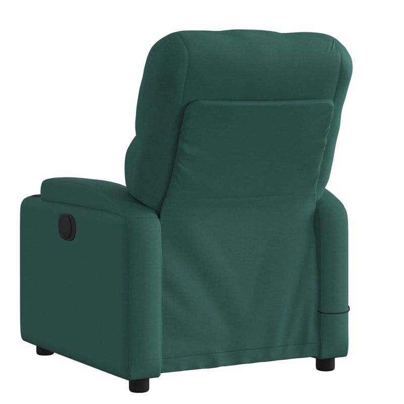 Ingrijire personala si Cosmetice - Sanatate si wellness - Articole wellness - Fotolii de masaj - Fotoliu de masaj rabatabil, verde inchis, material textil - Infinity.ro