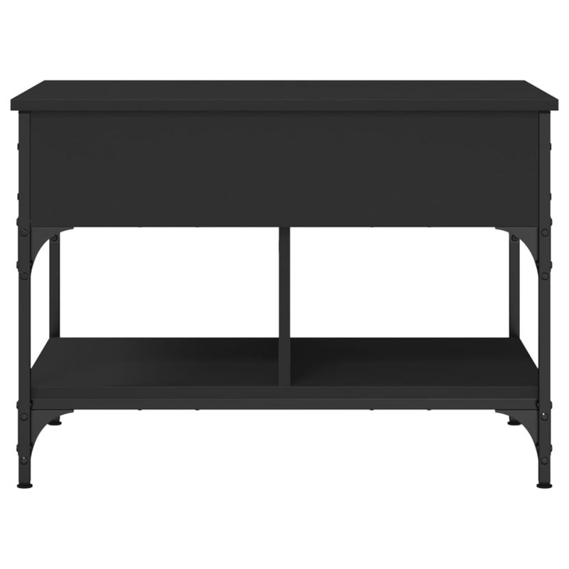 Casa si Gradina - Mobilier - Mese si birouri - Masute de cafea - Masuta de cafea, negru, 70x50x50 cm, lemn prelucrat si metal - Infinity.ro