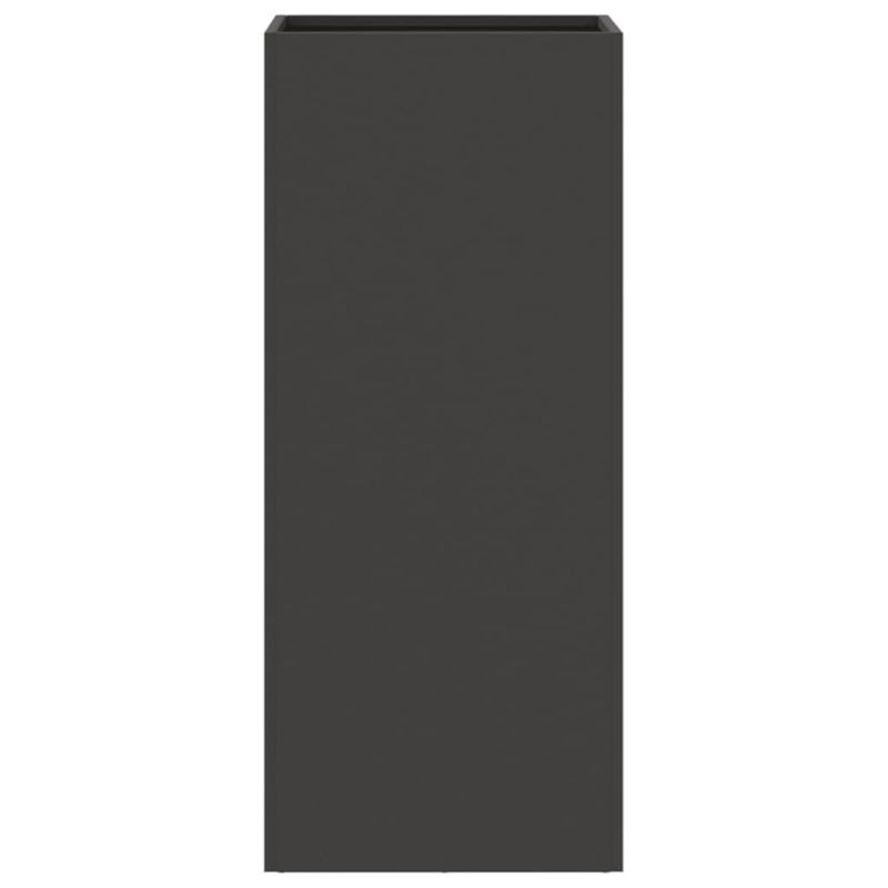 Casa si Gradina - Gradinarit si plante - Plante si ghivece - Ghivece si suporturi - Jardiniera, negru, 32x27,5x75 cm, otel laminat la rece - Infinity.ro