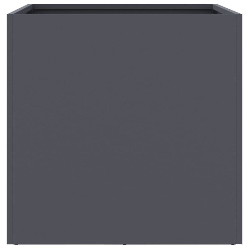 Casa si Gradina - Gradinarit si plante - Plante si ghivece - Ghivece si suporturi - Jardiniere, 2 buc., antracit, 49x47x46 cm, otel laminat la rece - Infinity.ro