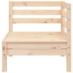 Casa si Gradina - Gradina si terasa - Mobilier exterior - Canapele si fotolii gradina - Canapea de colt pentru gradina, lemn masiv de pin - Infinity.ro