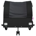 Sport si Outdoor - Ciclism - Accesorii pentru biciclete - Remorci biciclete - Remorca pentru biciclete, negru, 45 kg, fier, mărime 63x126x63 cm - Infinity.ro