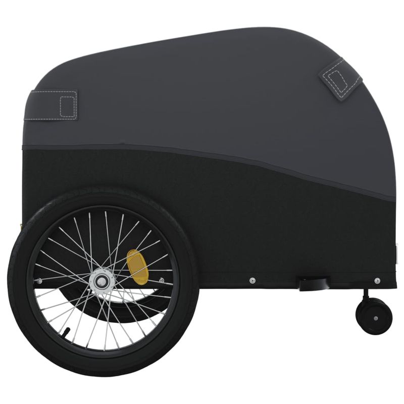 Sport si Outdoor - Ciclism - Accesorii pentru biciclete - Remorci biciclete - Remorca pentru biciclete, negru, 45 kg, fier, mărime 63x126x63 cm - Infinity.ro