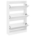 Casa si Gradina - Mobilier - Organizare si depozitare - Organizator incaltaminte - Pantofar, alb, 80x21x125,5 cm, lemn compozit - Infinity.ro