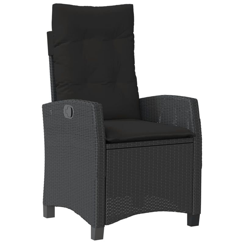 Casa si Gradina - Gradina si terasa - Mobilier exterior - Seturi mobila gradina - Set mobilier de gradina cu perne, 7 piese, negru, poliratan - Infinity.ro